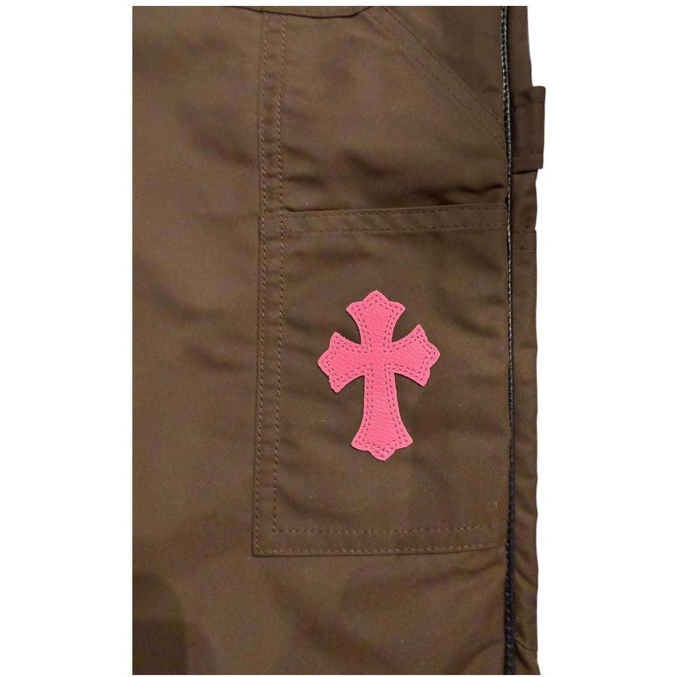 Chrome Hearts Nylon Double Knee Carpenter Cross Patch Pants