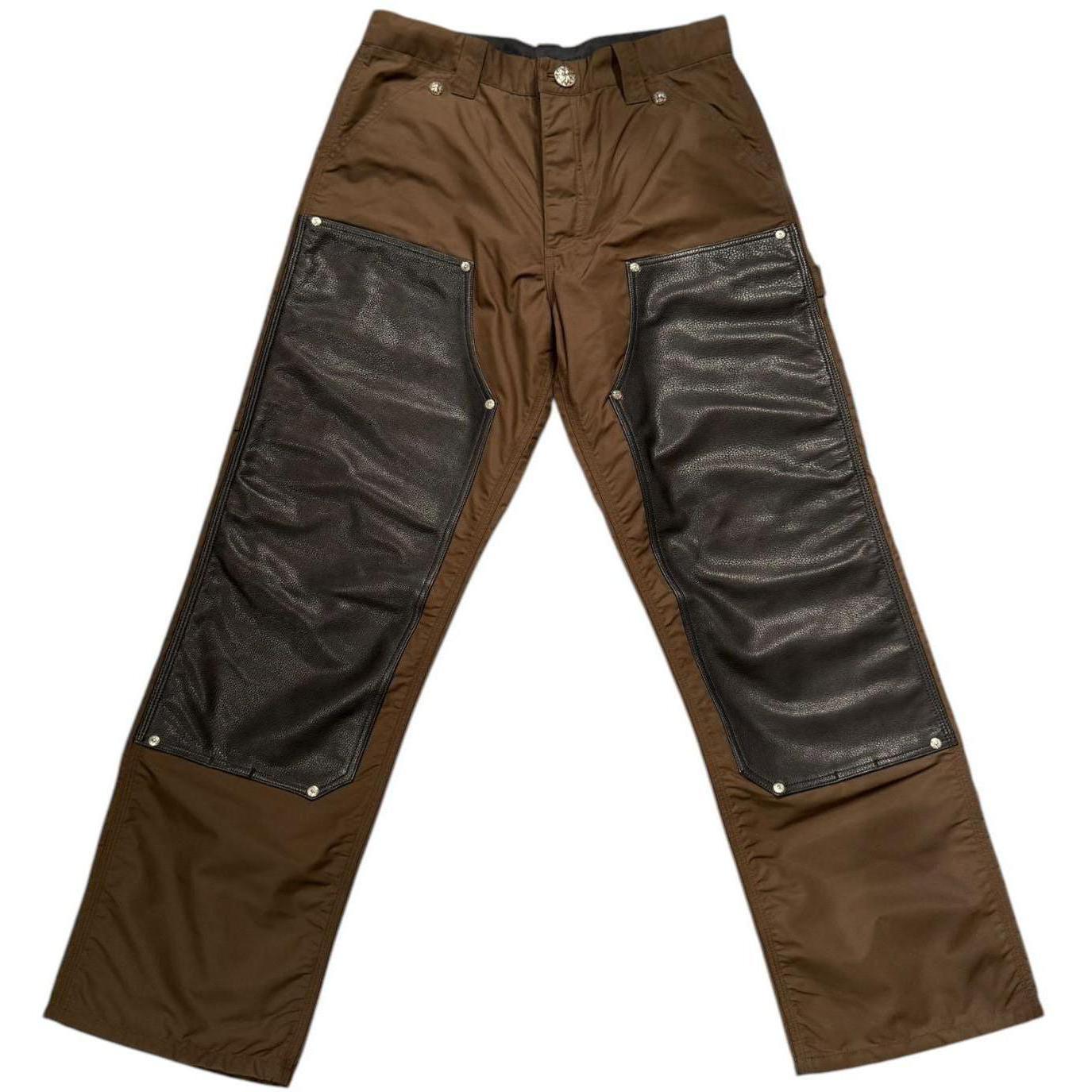 Chrome Hearts Nylon Double Knee Carpenter Cross Patch Pants