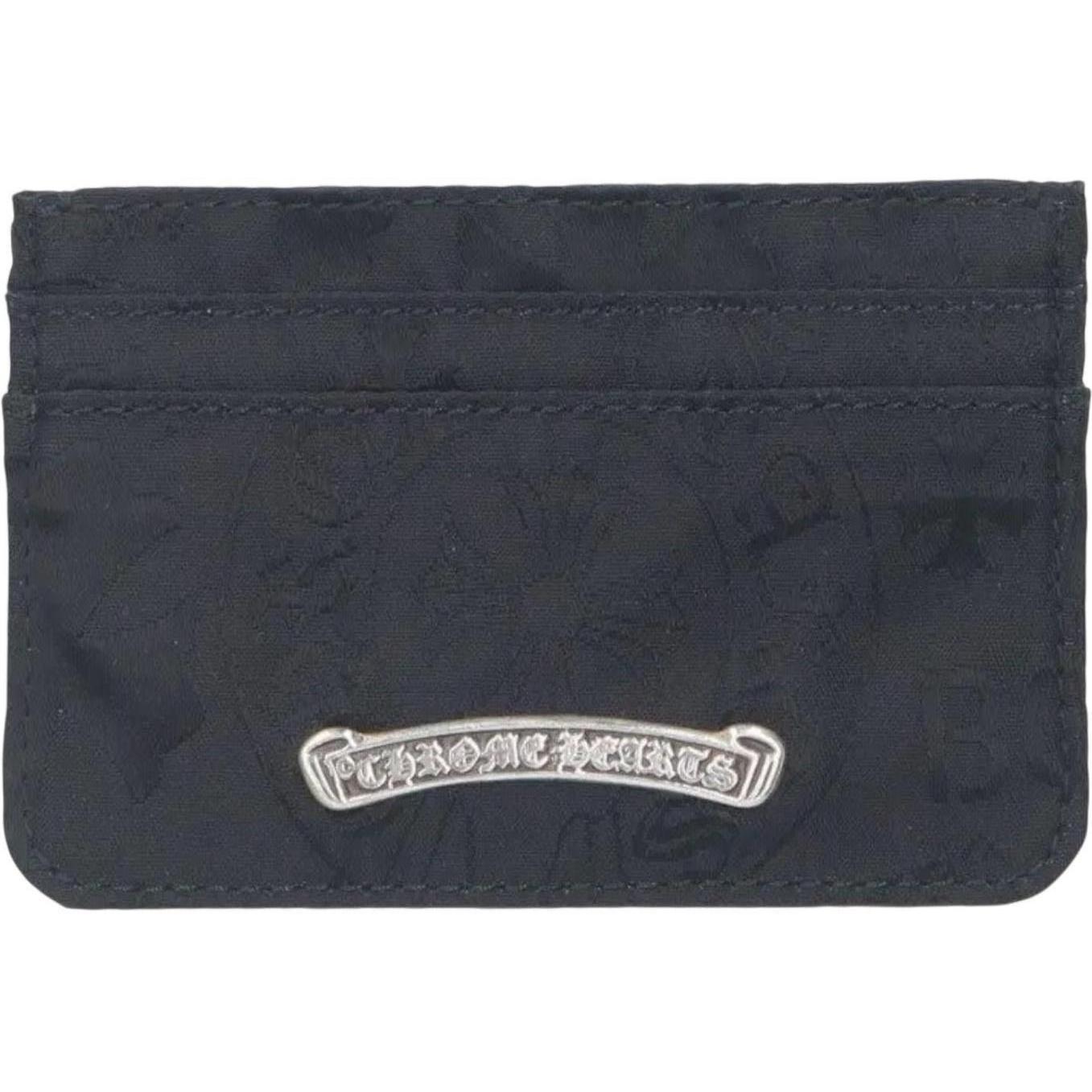 Chrome Hearts Nylon Monogram Cardholder Black