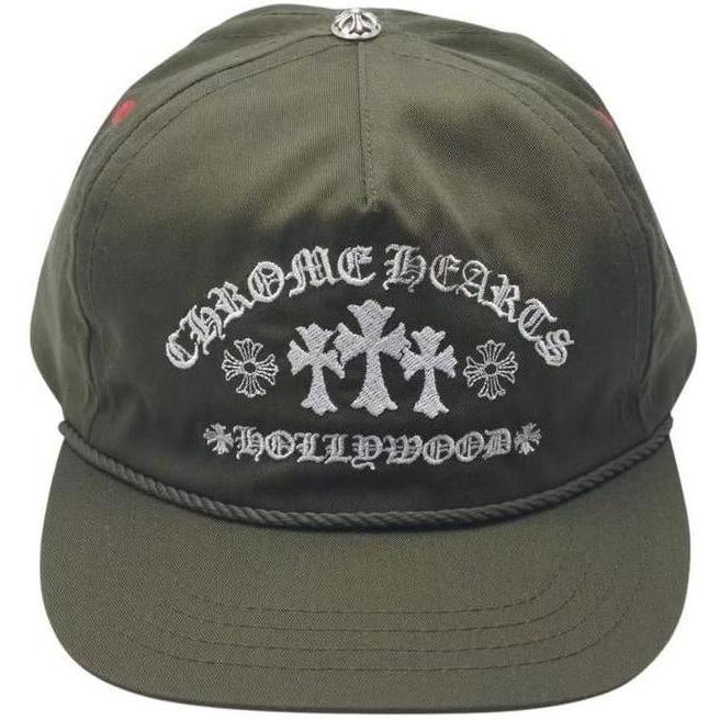 Chrome Hearts Olive Gas Station Trucker Hat