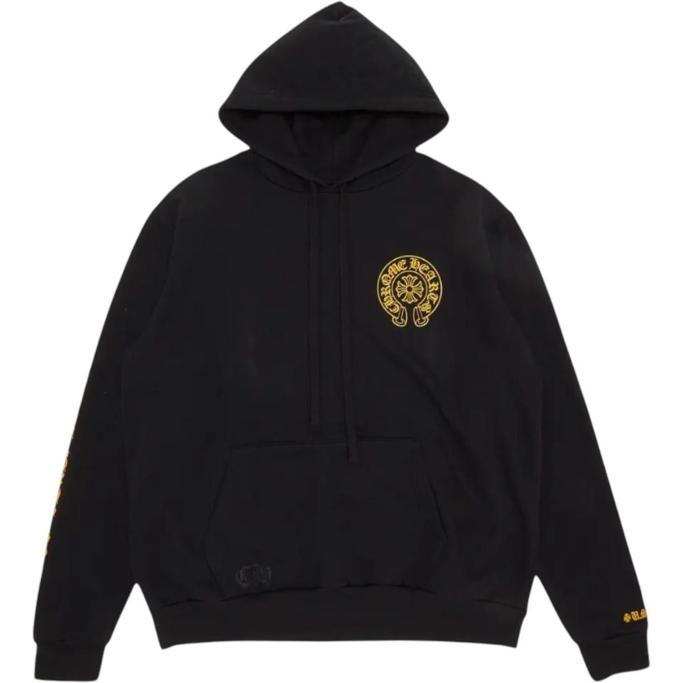 Chrome Hearts Online Exclusive Hoodie Black/Yellow