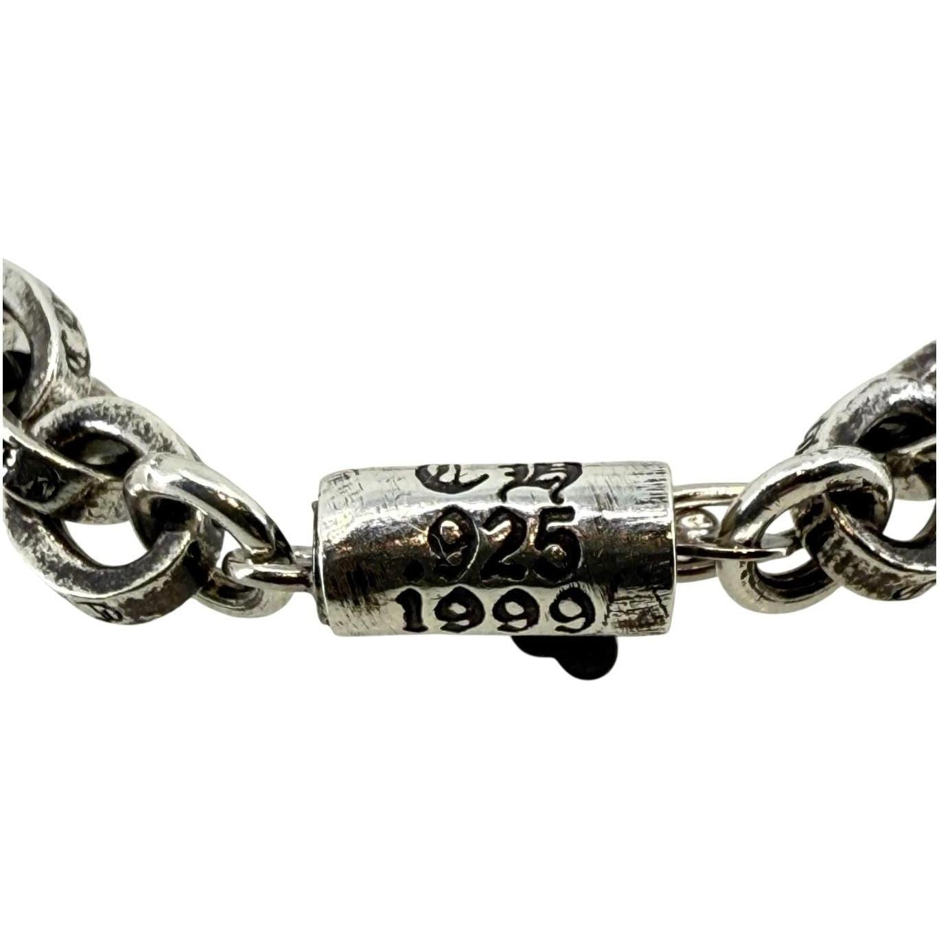 Chrome Hearts Paper Chain Silver Bracelet