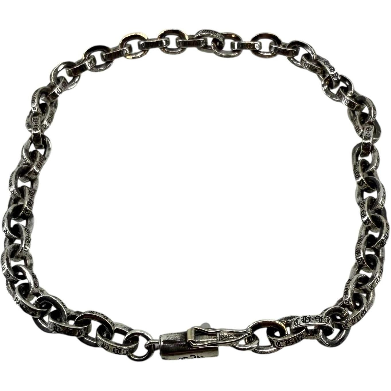 Chrome Hearts Paper Chain Silver Bracelet