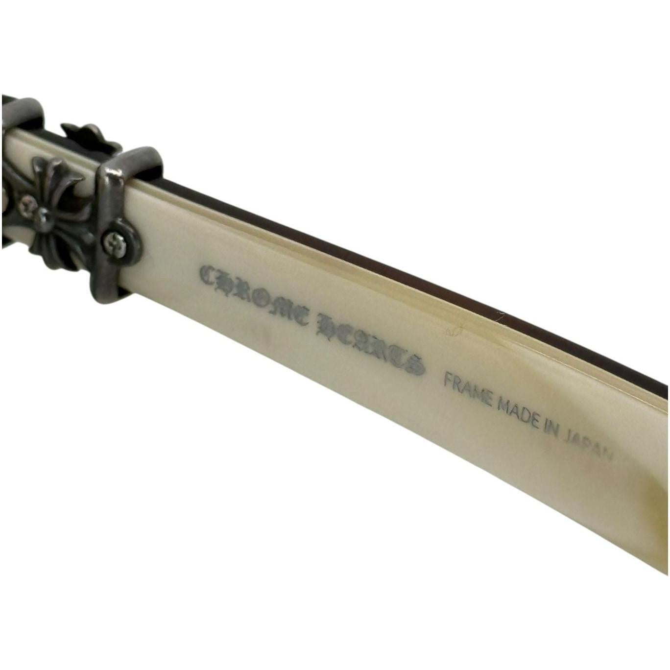 Chrome Hearts Petcock Bone Brown Sunglasses