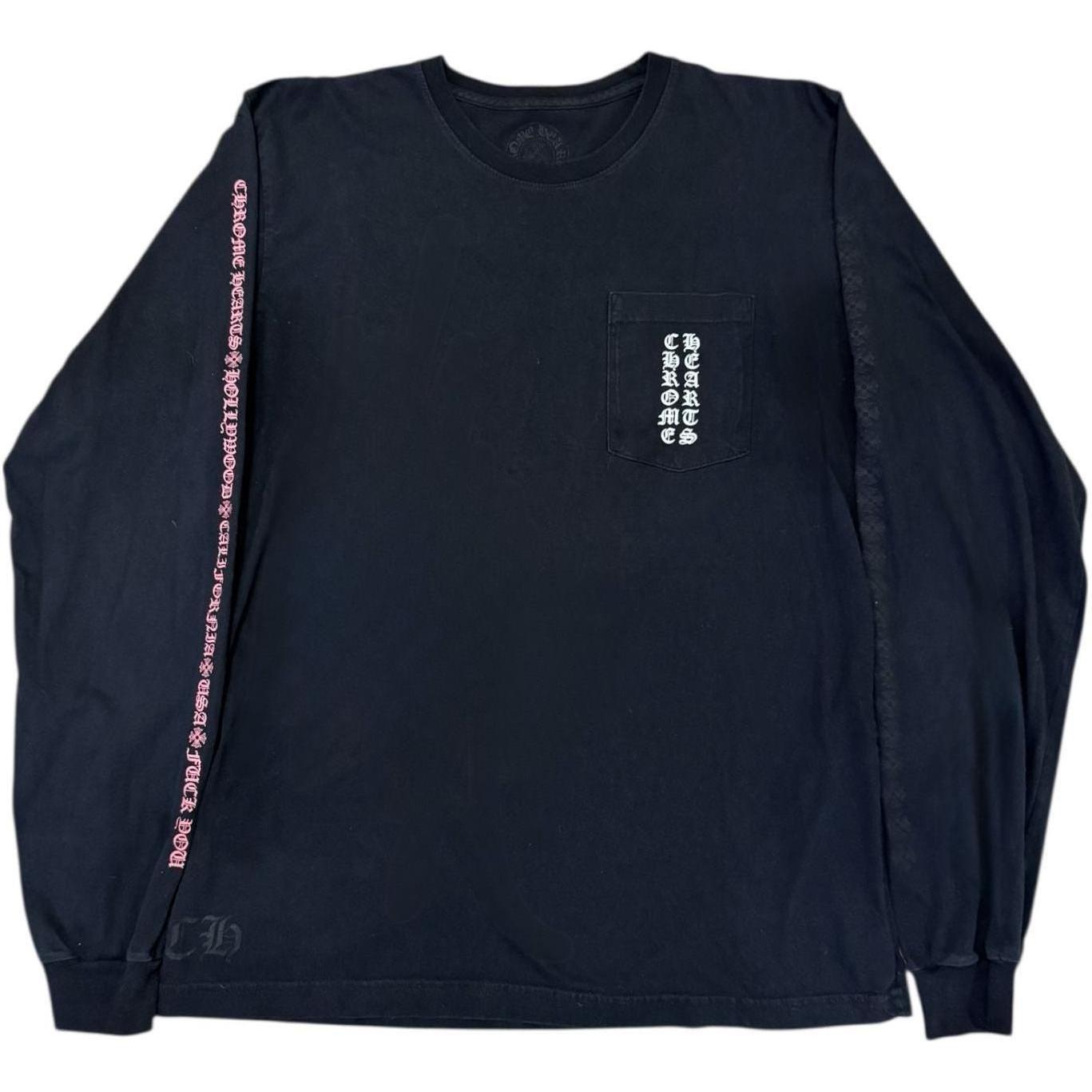 Chrome Hearts Pink Hollywood Longsleeve T-Shirt - Lightly Used