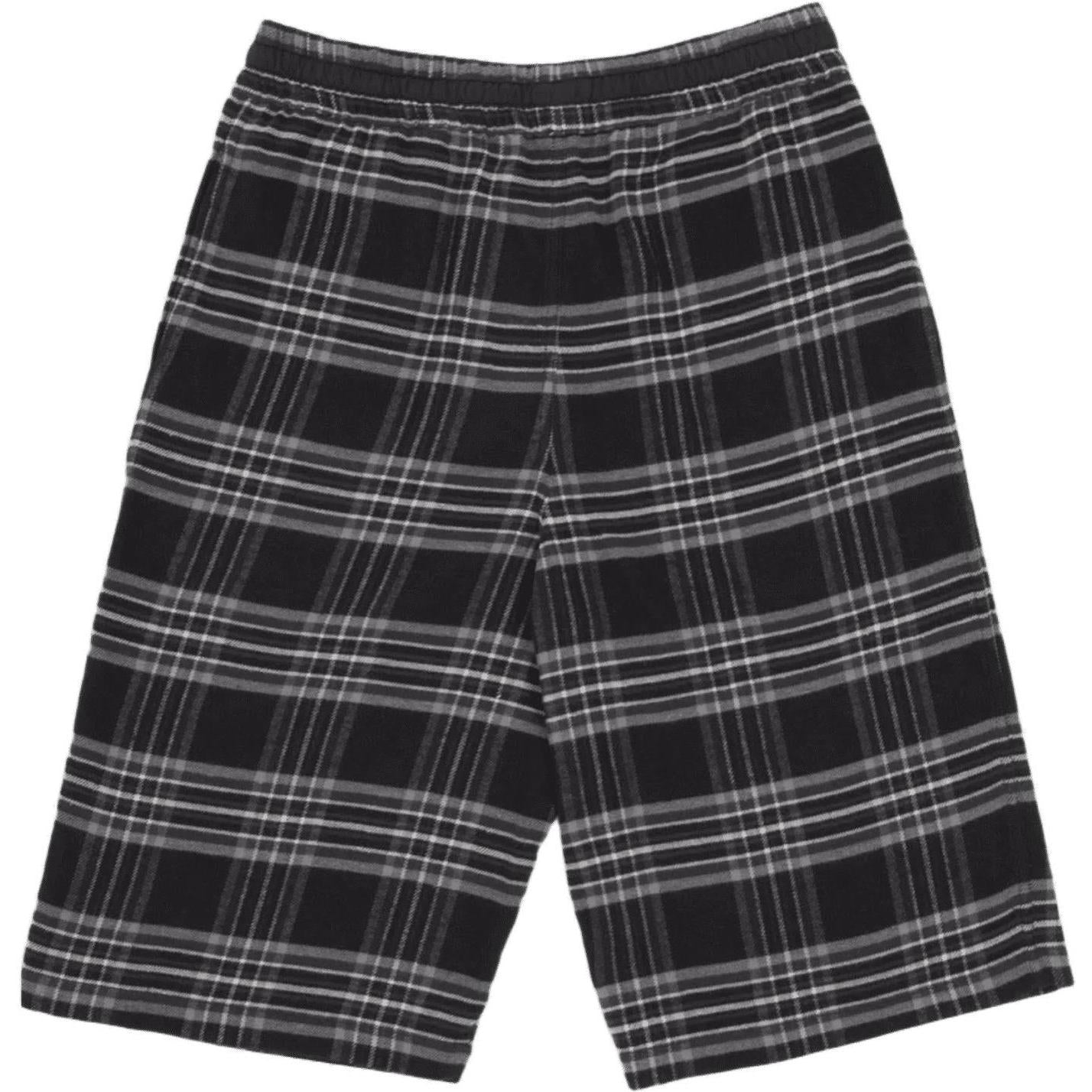 Chrome Hearts Plaid After School Cross Patch Shorts