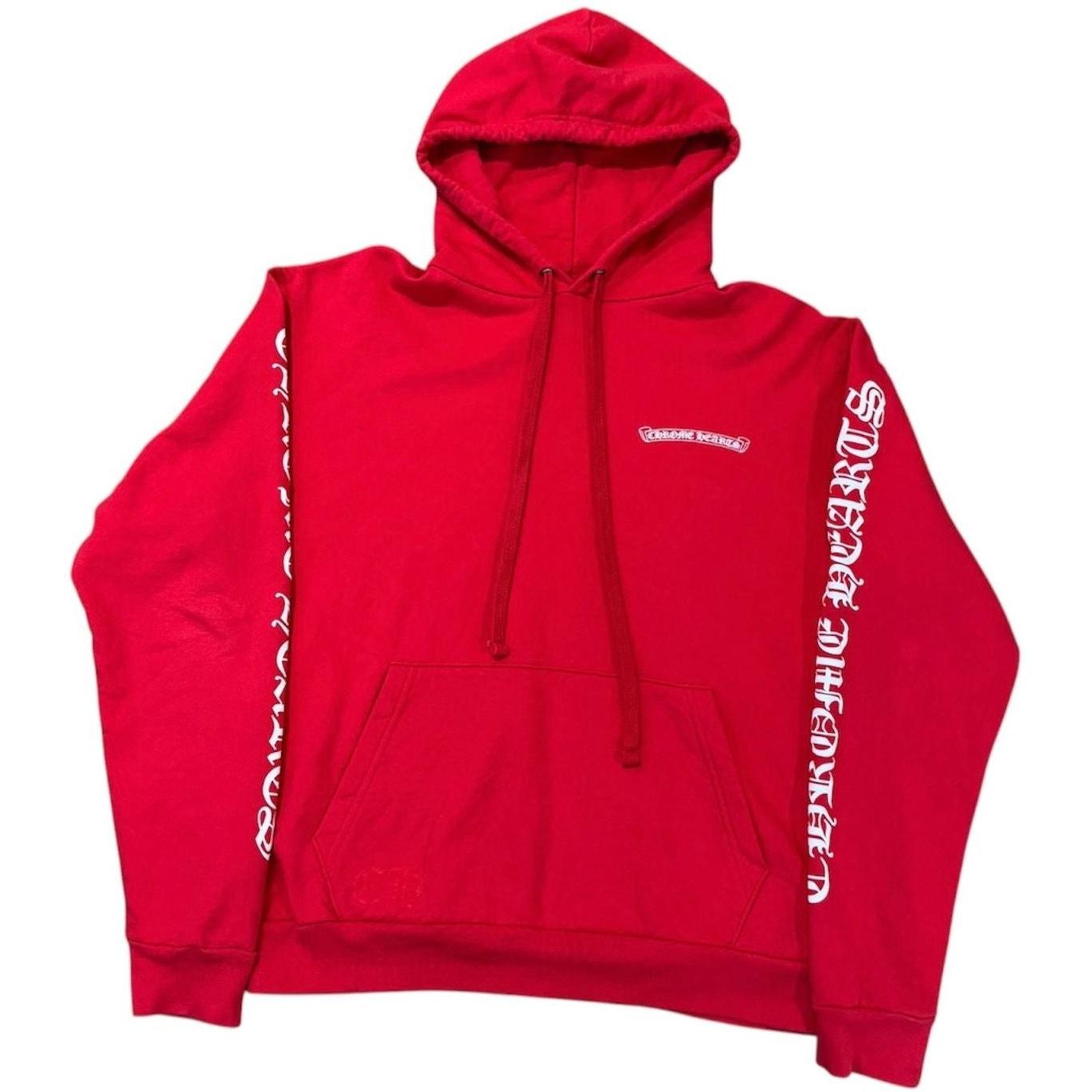 Chrome Hearts Red Hoodie Red/White - Like New