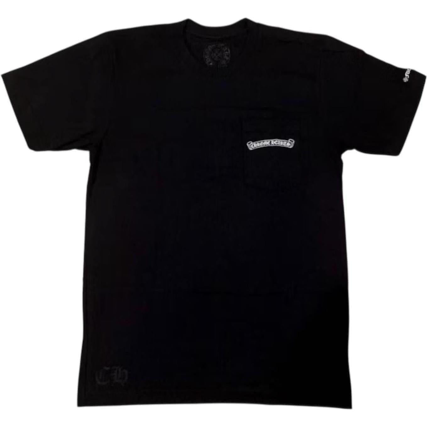 Chrome Hearts Scroll Logo T-shirt Black