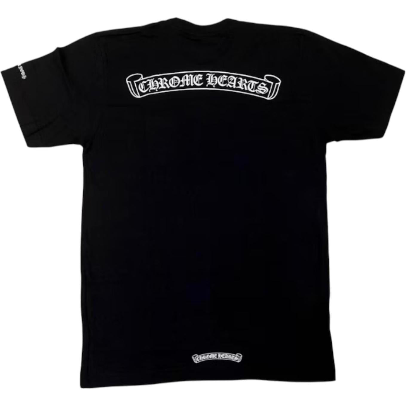 Chrome Hearts Scroll Logo T-shirt Black