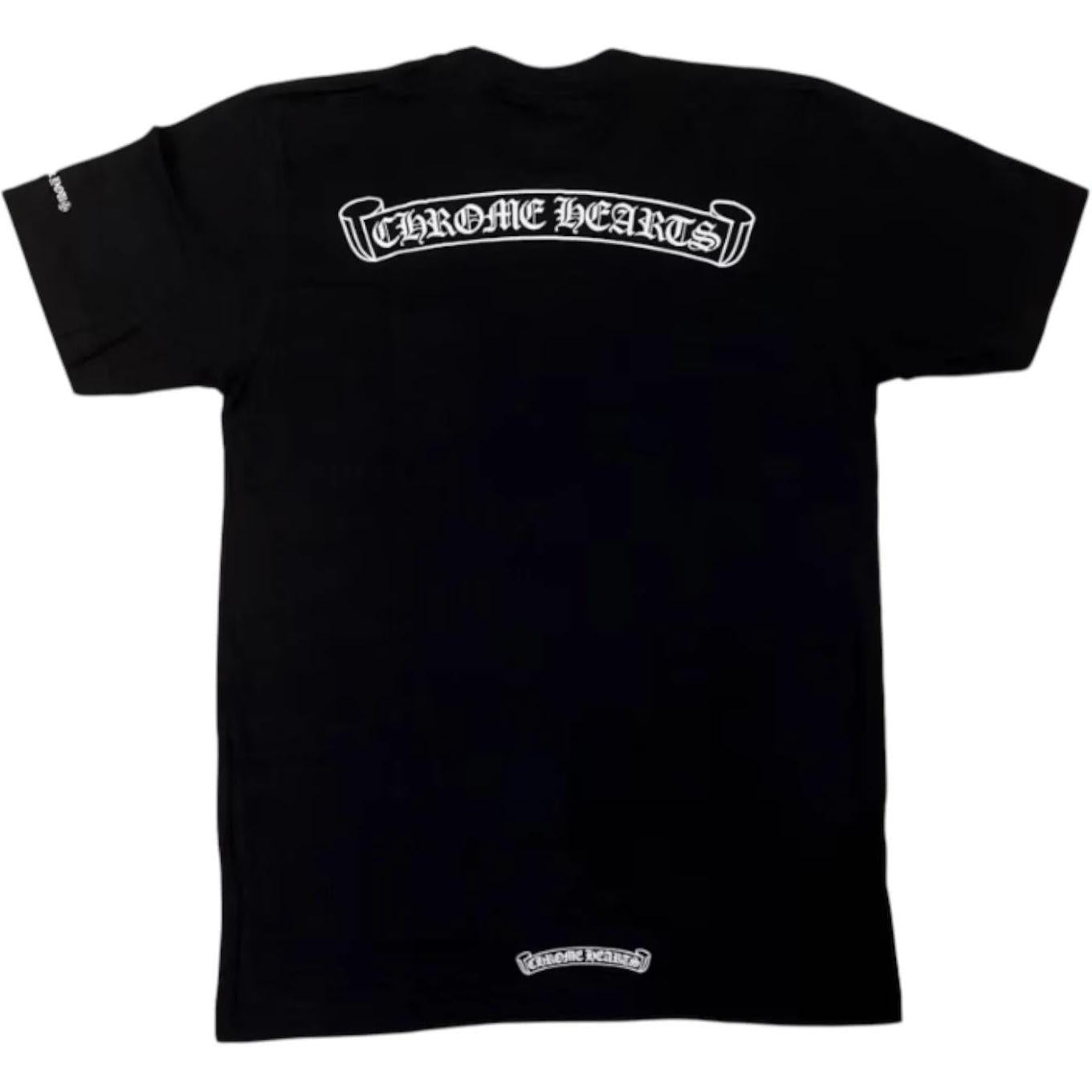 Chrome Hearts Scroll Logo T-shirt Black