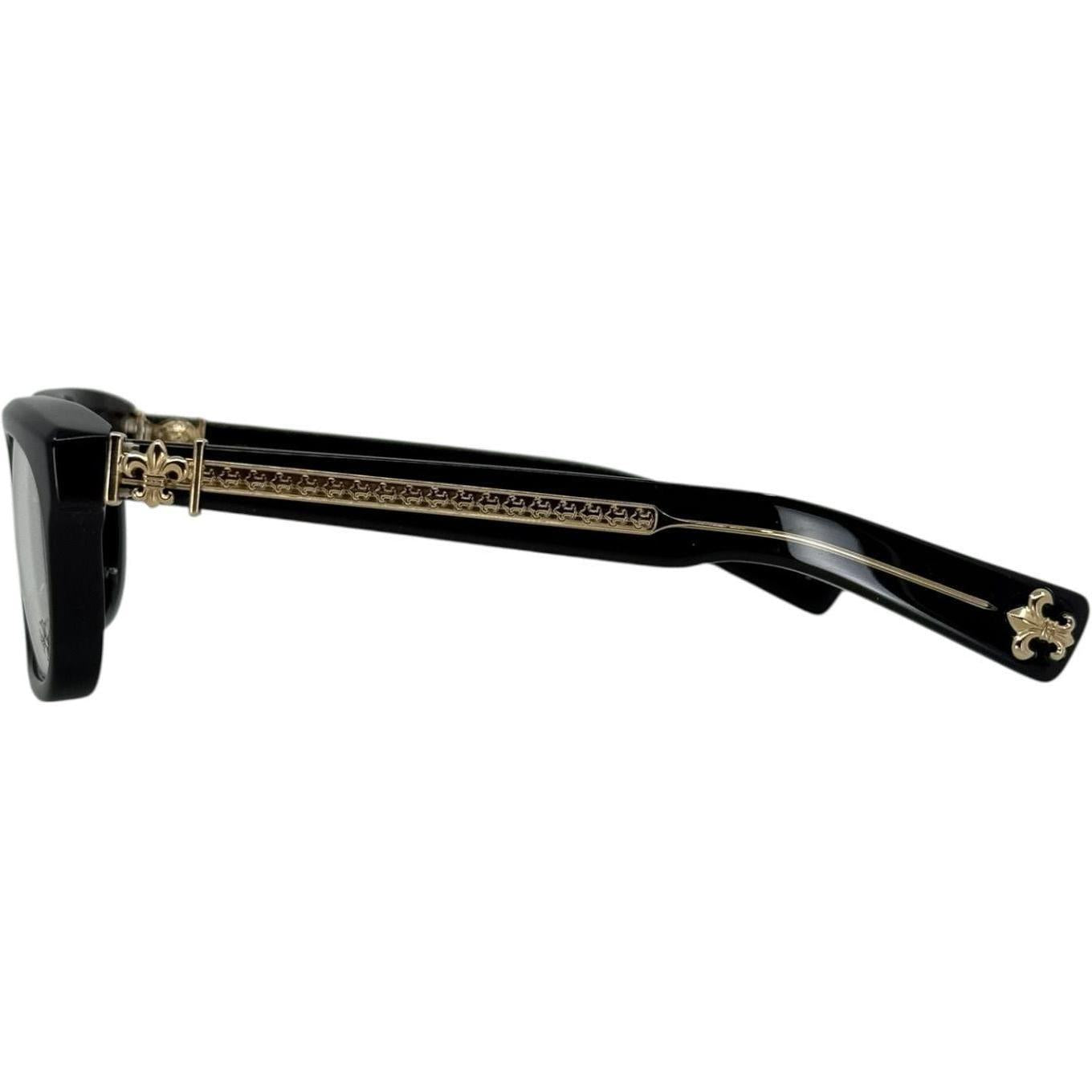 Chrome Hearts See You In Tea Black/Gold Glasses