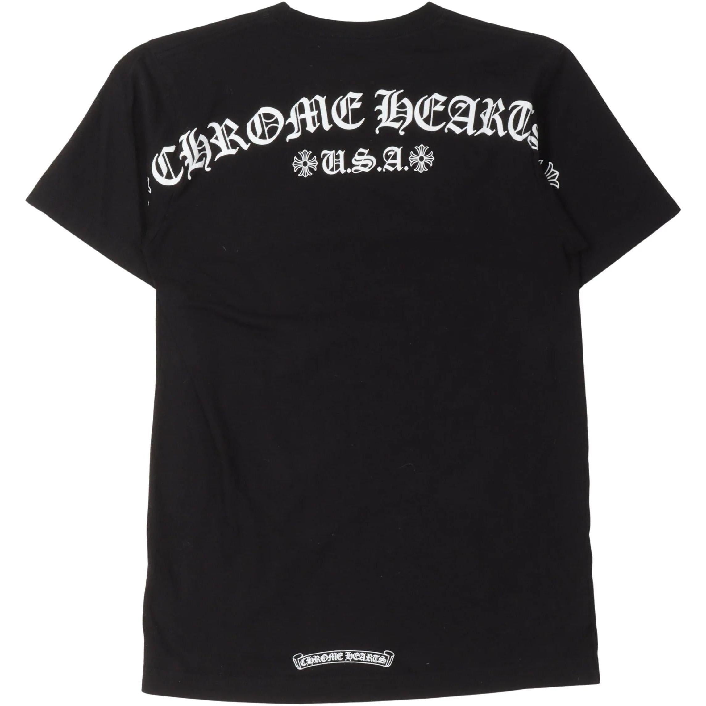 Chrome Hearts Shoulder Logo T-Shirt Black