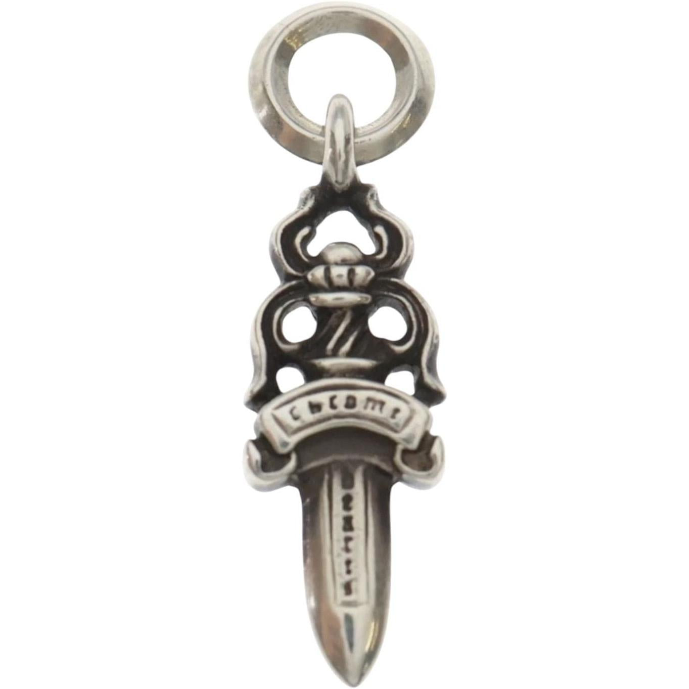 Chrome Hearts Silver #5 Dagger Pendant