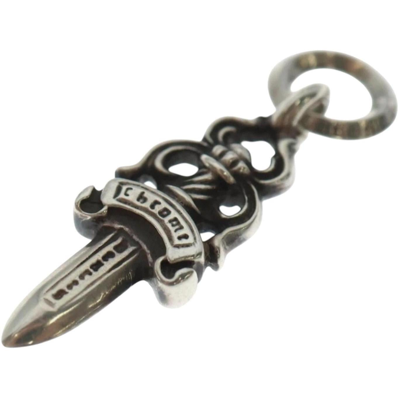Chrome Hearts Silver #5 Dagger Pendant