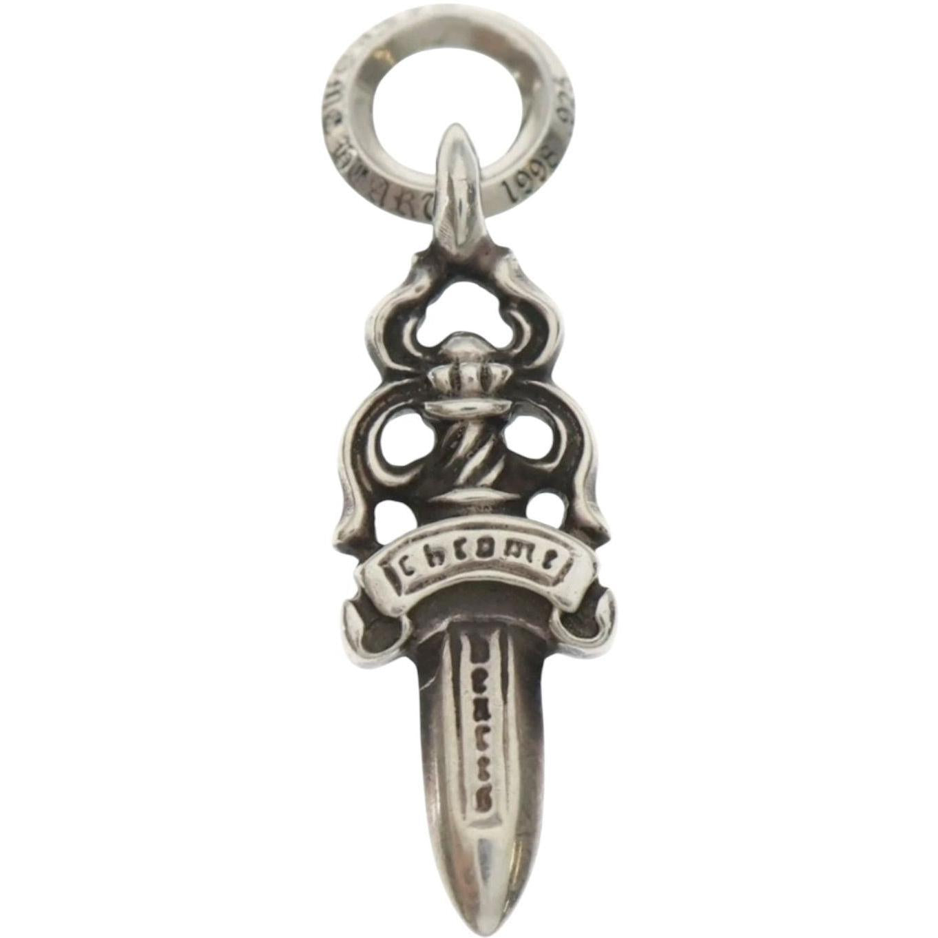 Chrome Hearts Silver #5 Dagger Pendant