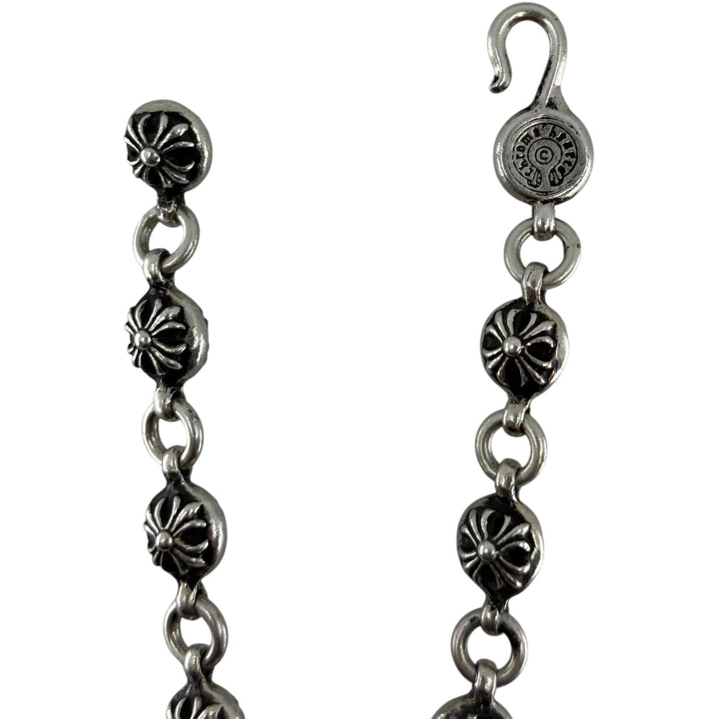 Chrome Hearts Silver Cross Ball Bracelet - 10 Links - Like New