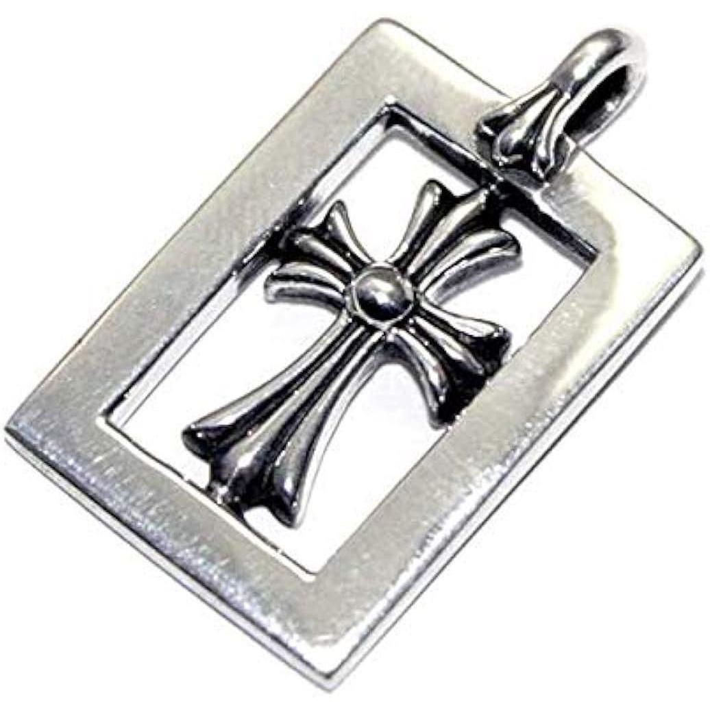 Chrome Hearts Silver Framed Baby Fat Pendant
