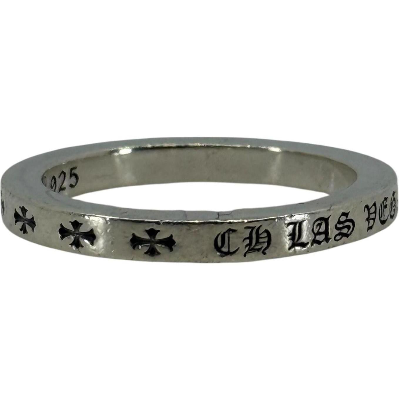Chrome Hearts Silver Las Vegas Fuck You Ring - US Size 12