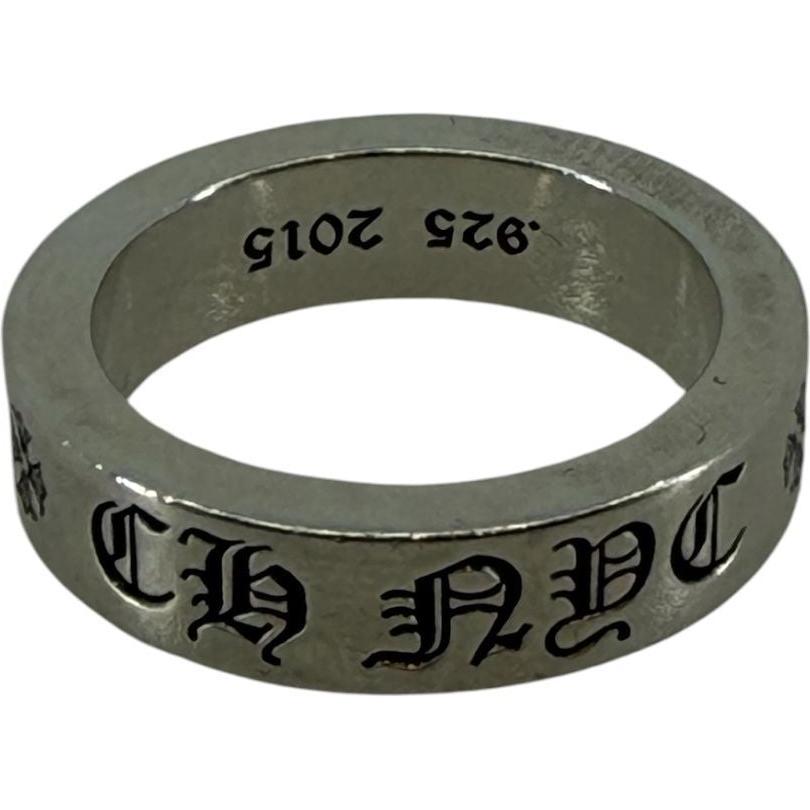 Chrome Hearts Silver NYC CH Forever Ring - Size 11 - Used