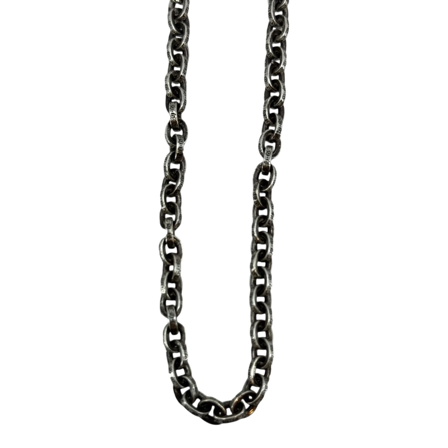 Chrome Hearts Silver Paper Chain Bracelet - 8 Inches