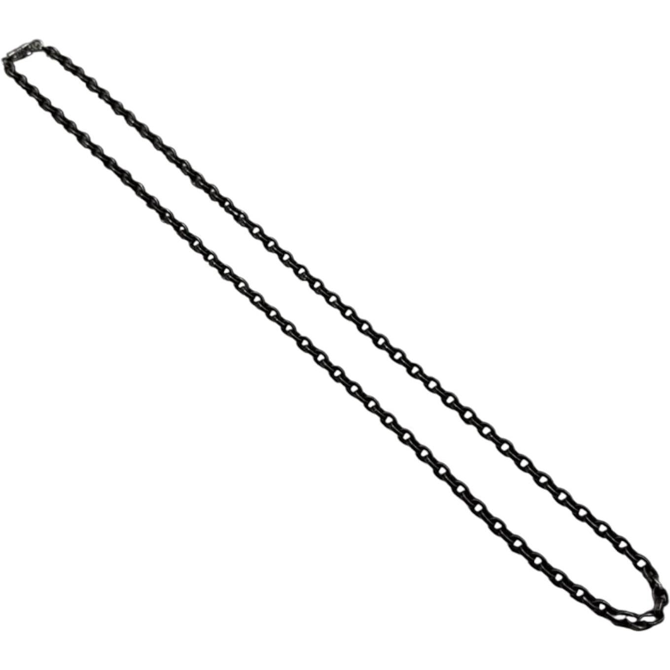 Chrome Hearts Silver Paper Chain Necklace - 24 Inches