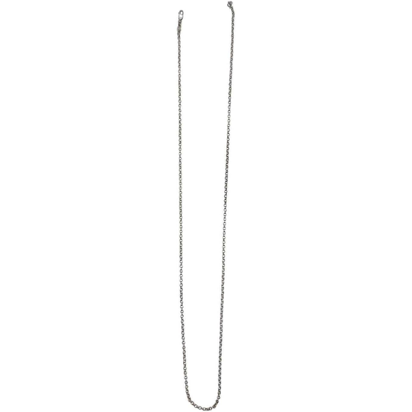 Chrome Hearts Silver Roll Chain - 24 Inches