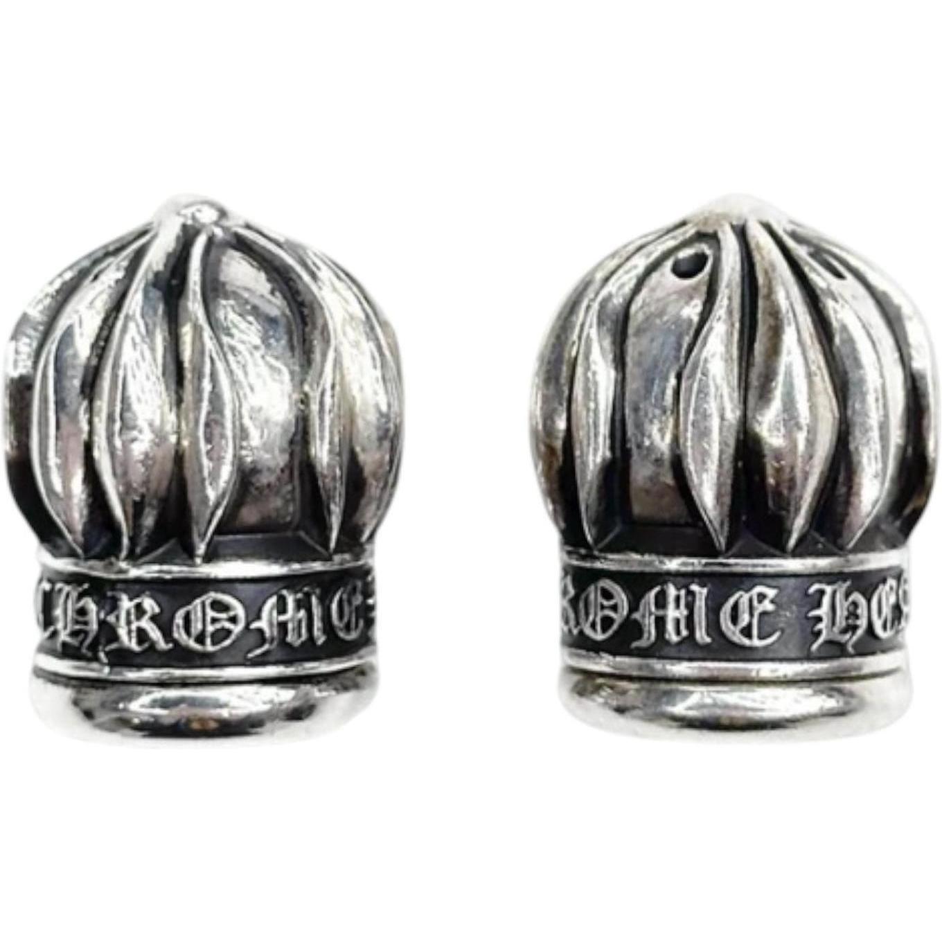 Chrome Hearts Silver Salt and Pepper Shakers
