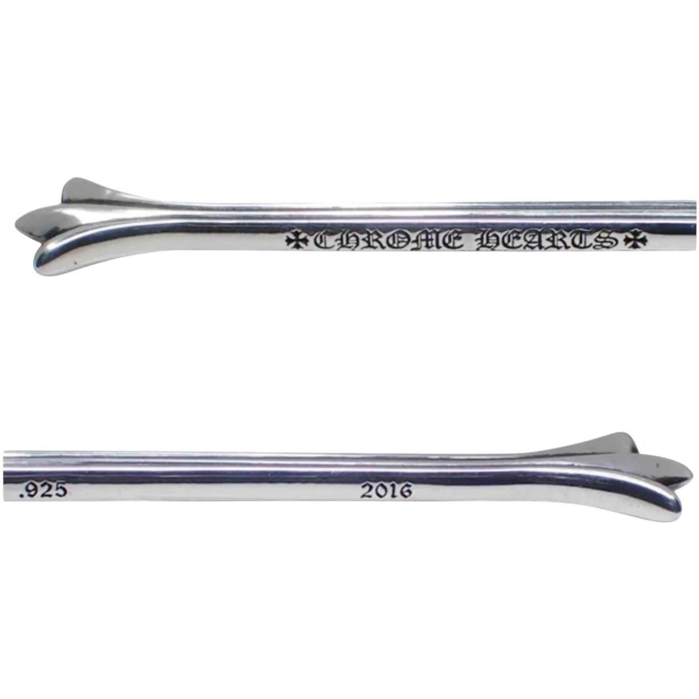 Chrome Hearts Silver Swizzle Stick