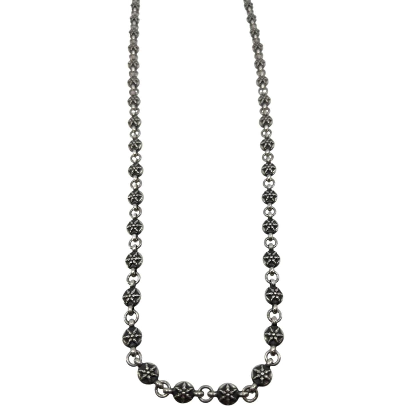 Chrome Hearts Silver XXL Crossball Wallet Chain