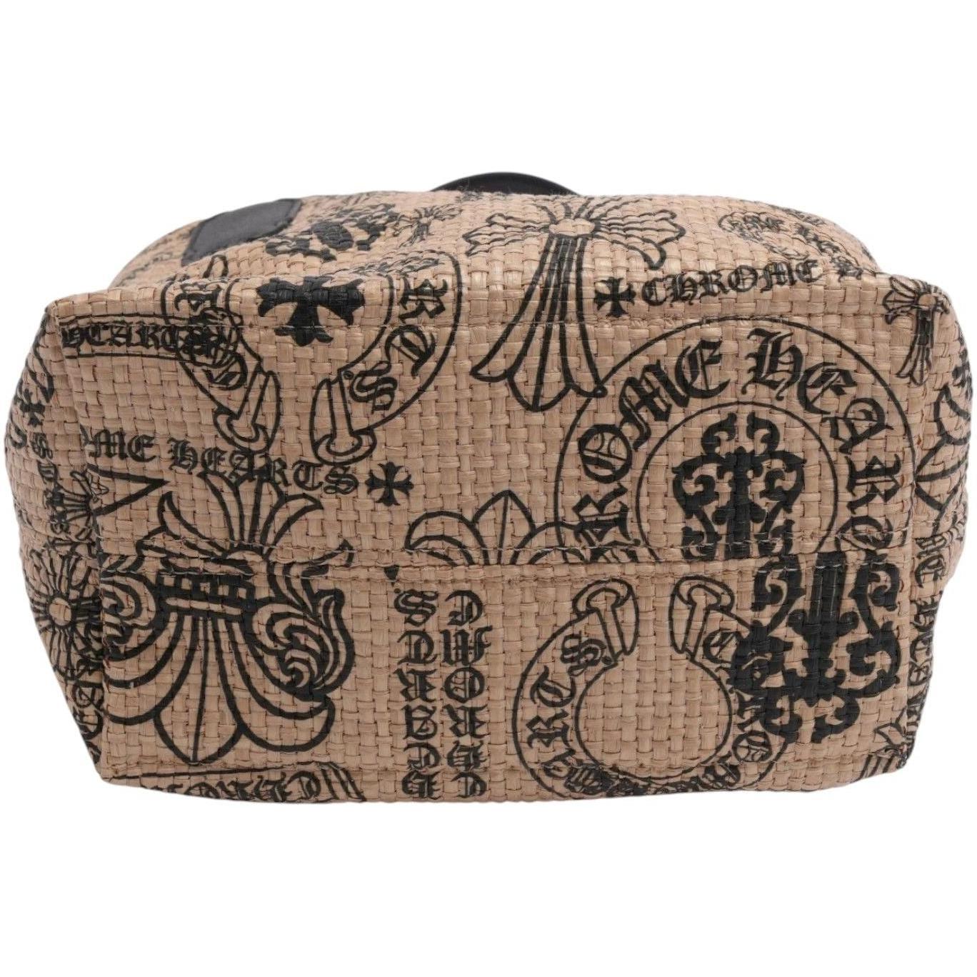 Chrome Hearts Small Straw Beach Bag