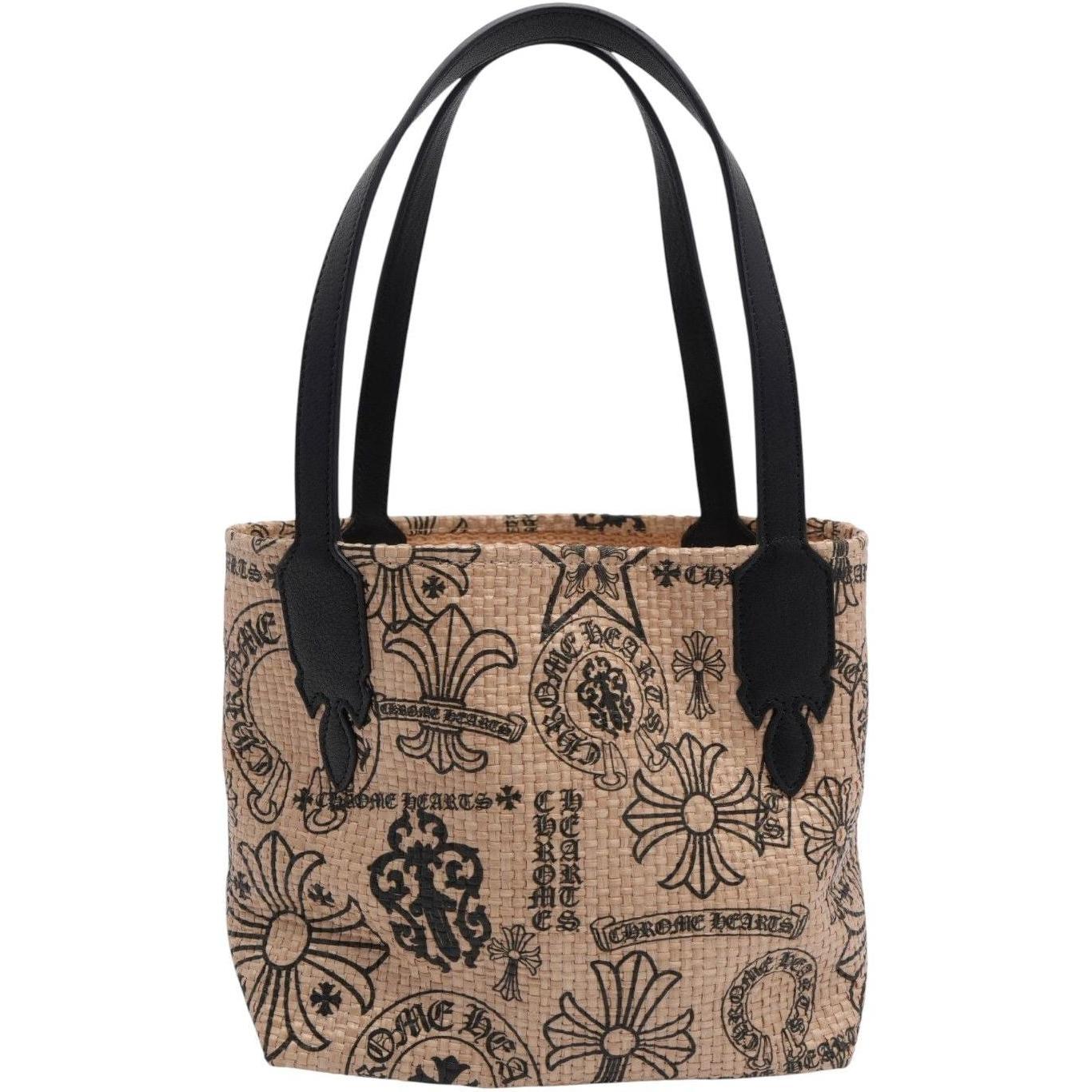 Chrome Hearts Small Straw Beach Bag