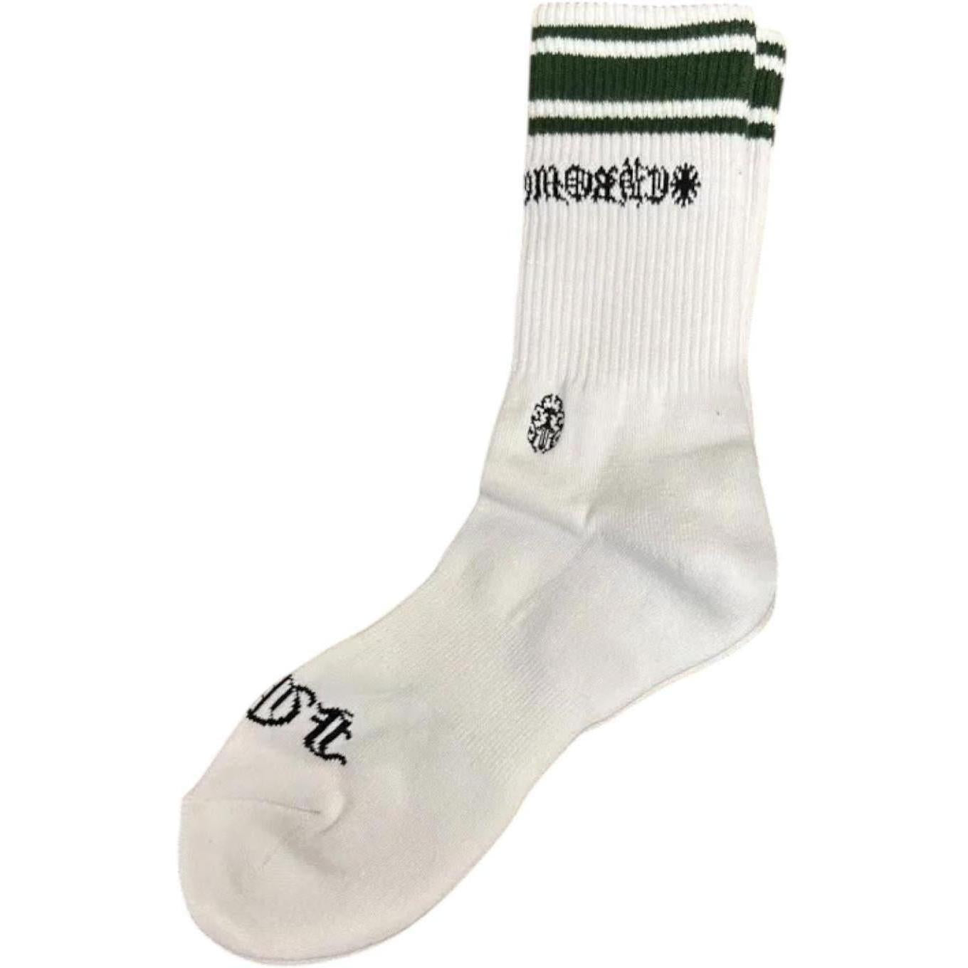 Chrome Hearts Sport Socks White/Green