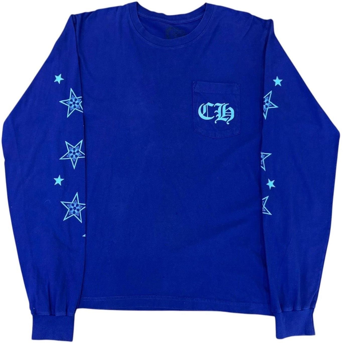 Chrome Hearts Star L/S T-shirt Blue - Like New