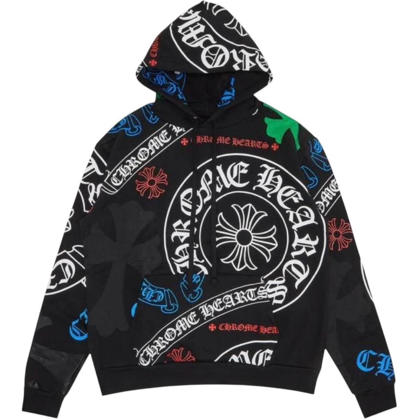 Chrome Hearts Stencil Hoodie Black
