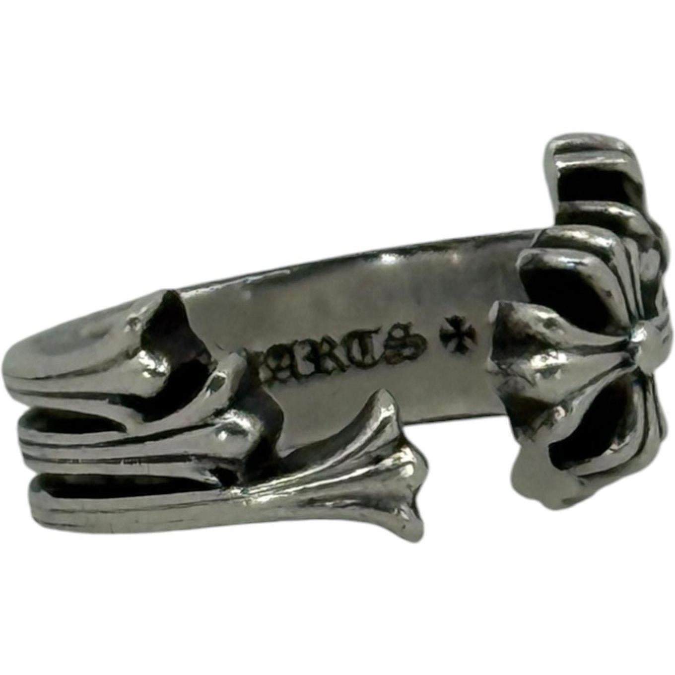 Chrome Hearts Triple Cross Curve Ring