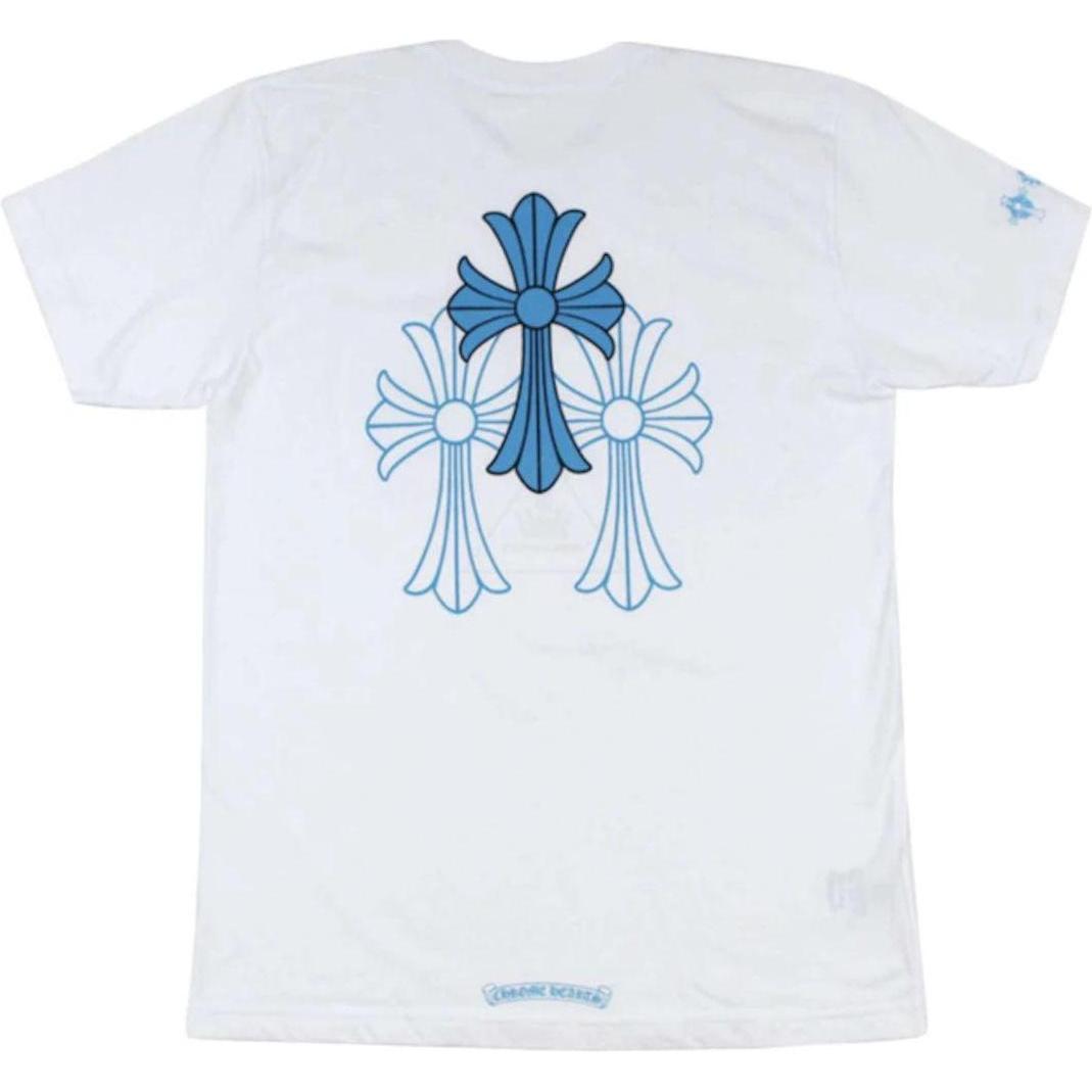 Chrome Hearts Triple Cross Logo T-Shirt White