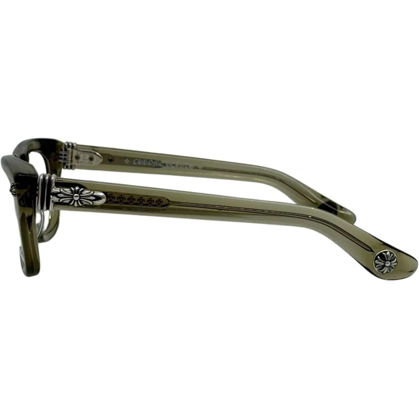 Chrome Hearts Trititsagain Army/Silver Glasses