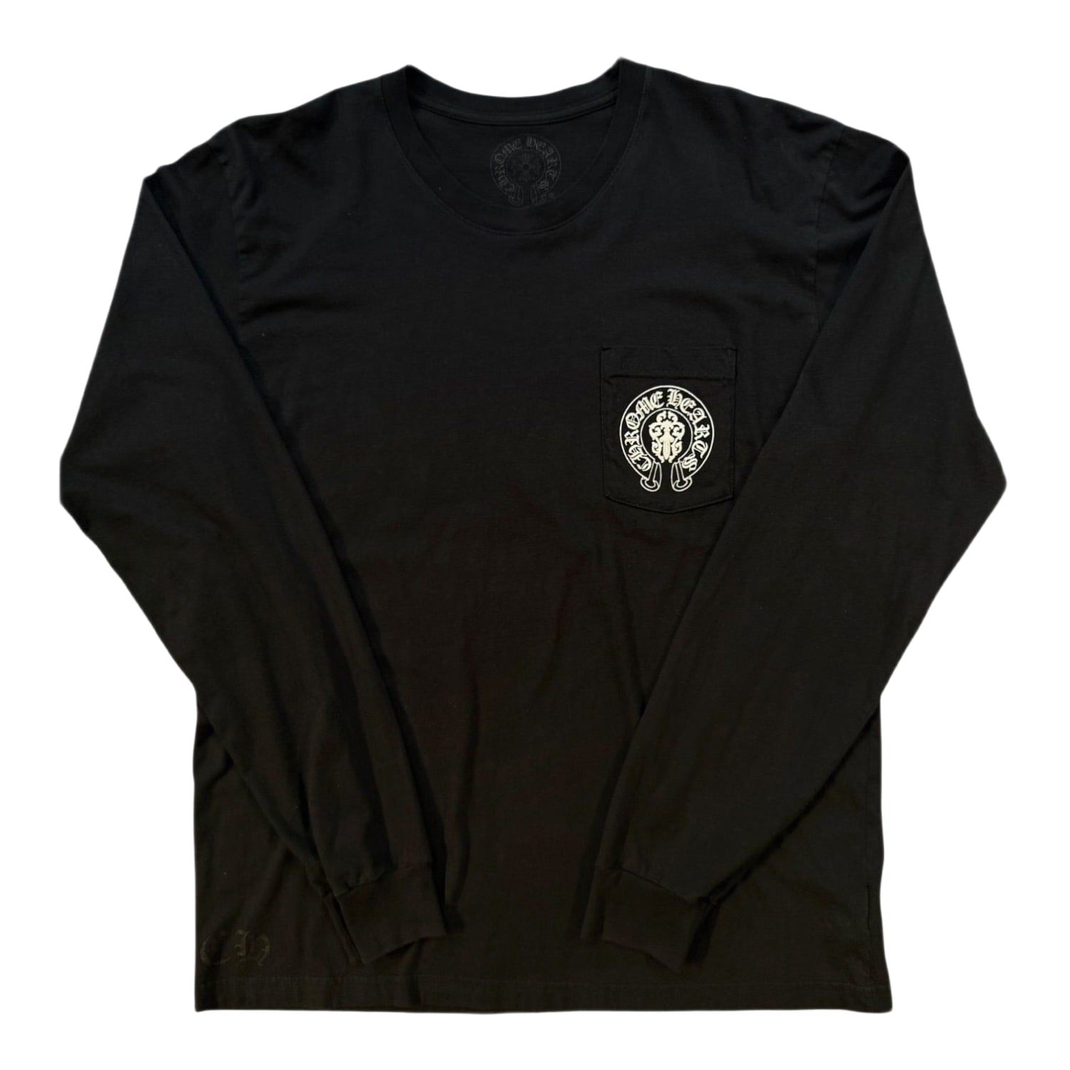 Chrome Hearts USA Flag Pocket Long-Sleeve Black