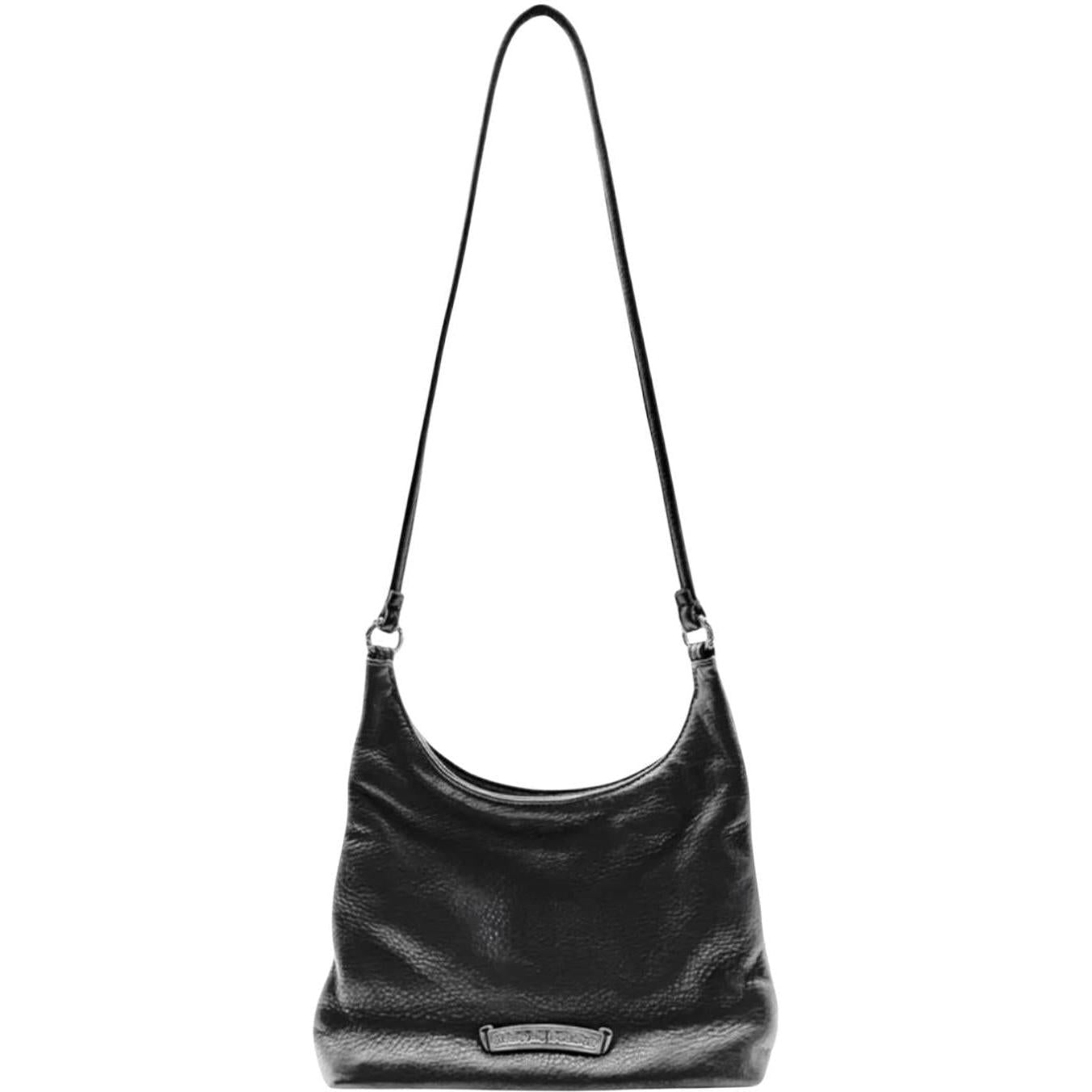 Chrome Hearts VIV Dagger Leather Shoulder Bag Black