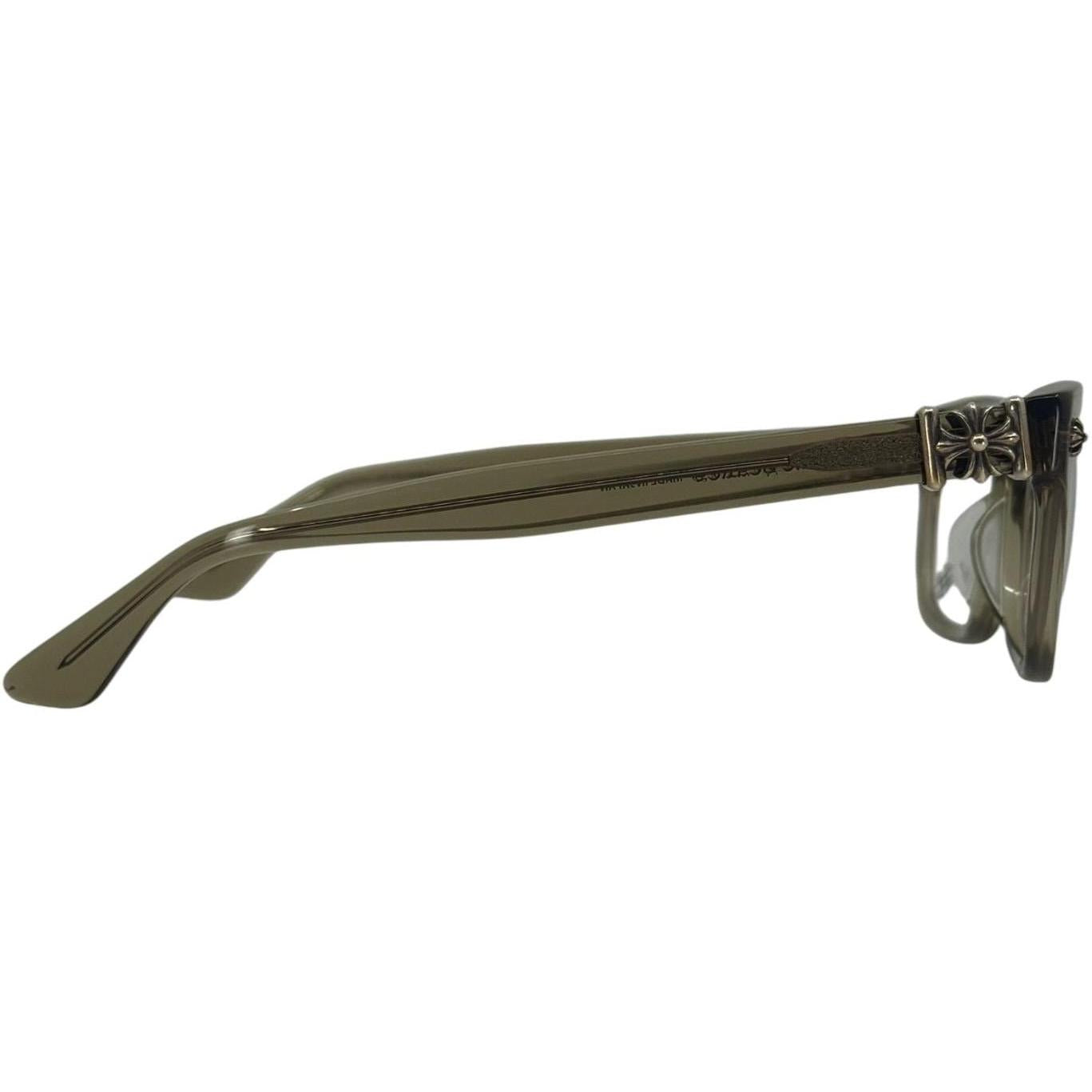 Chrome Hearts Vagilante Army Green/Silver Glasses