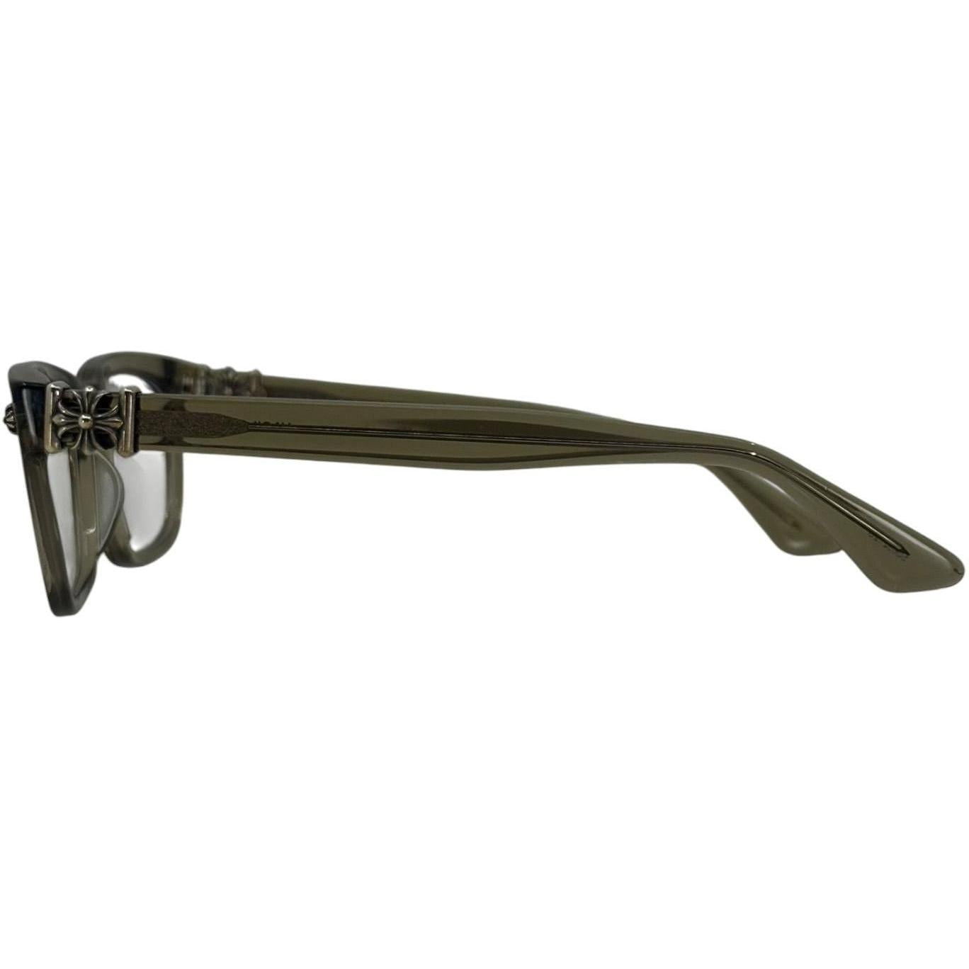 Chrome Hearts Vagilante Army Green/Silver Glasses