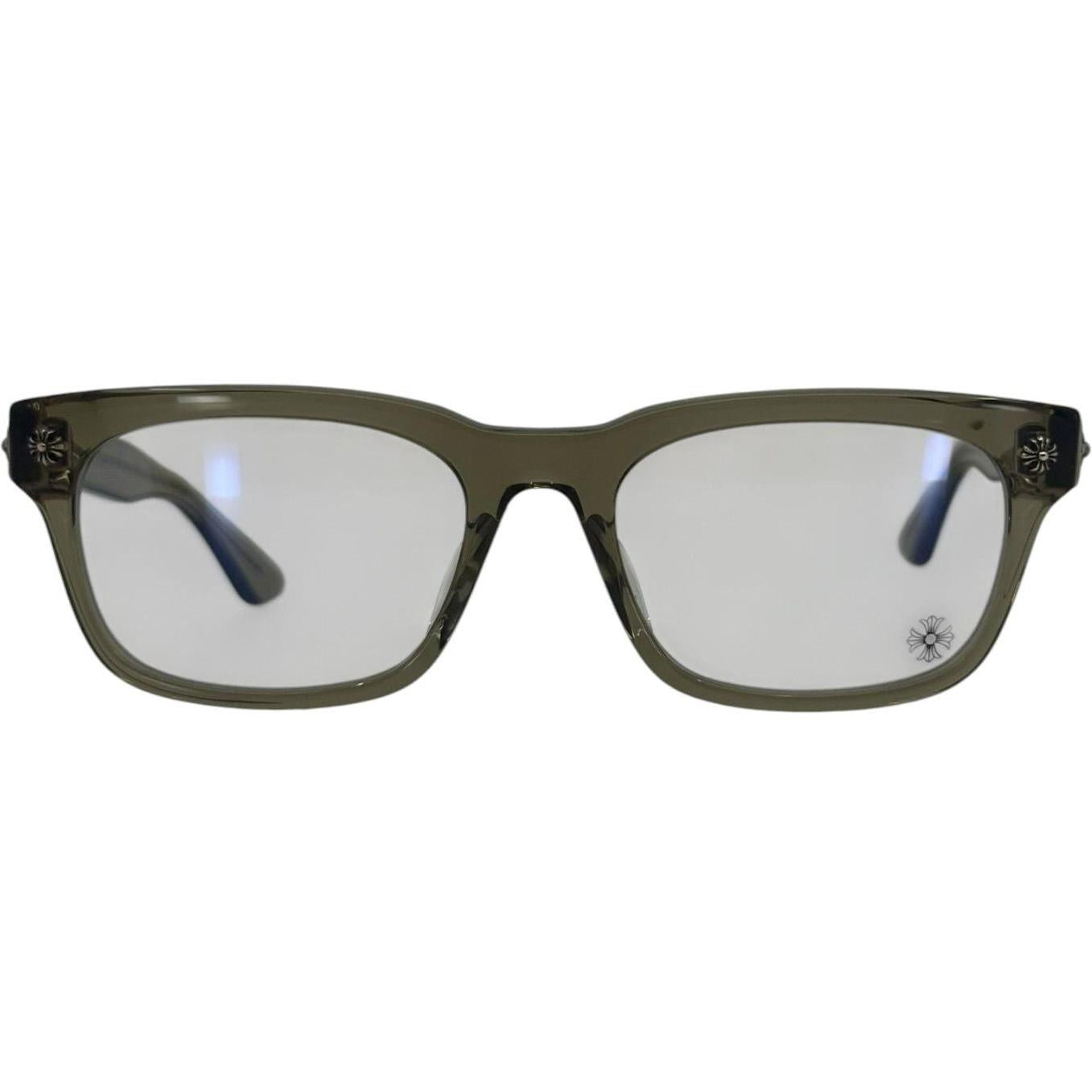 Chrome Hearts Vagilante Army Green/Silver Glasses