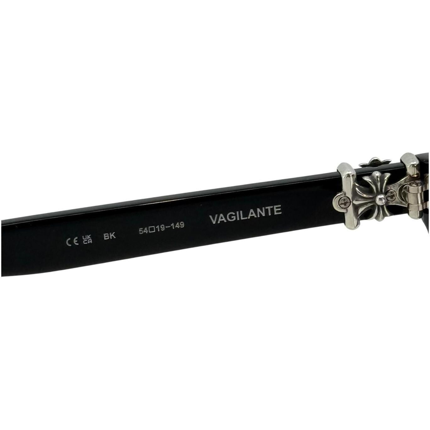 Chrome Hearts Vagilante Black/Sterling Silver Glasses