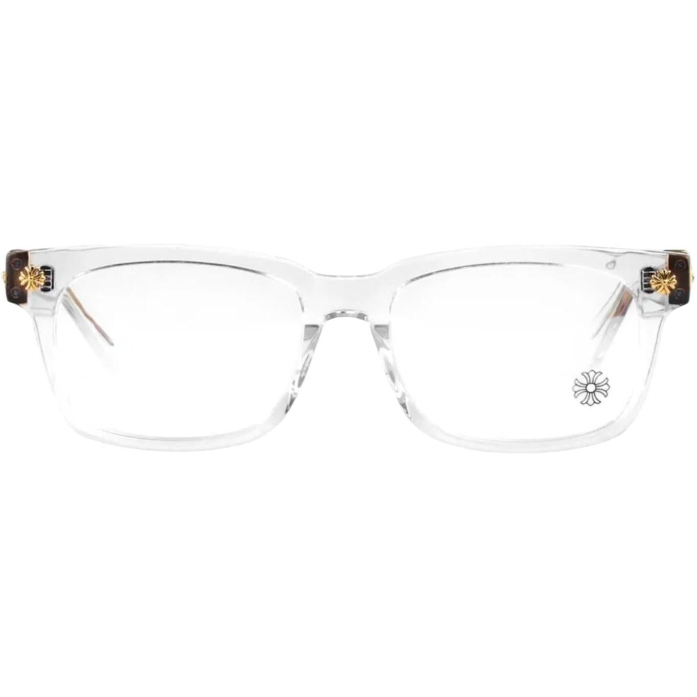 Chrome Hearts Vagilante Crystal/18k Gold Glasses