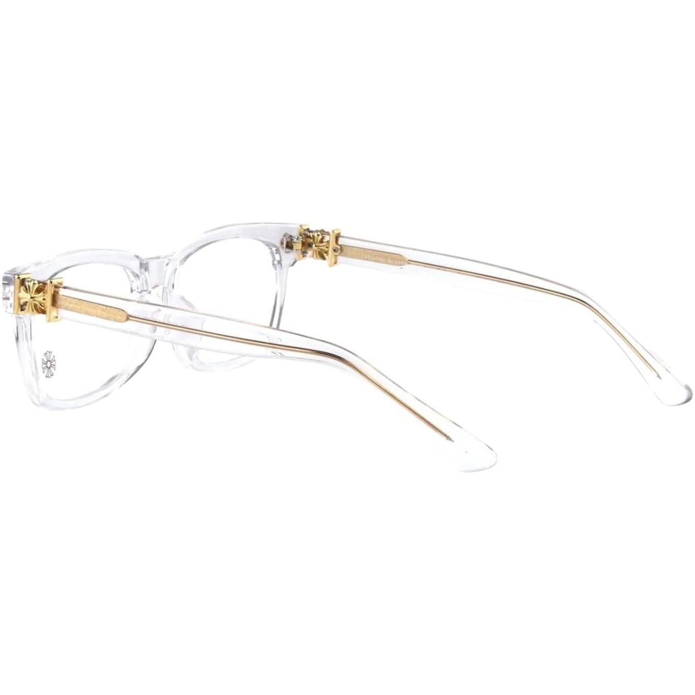 Chrome Hearts Vagilante Crystal/18k Gold Glasses