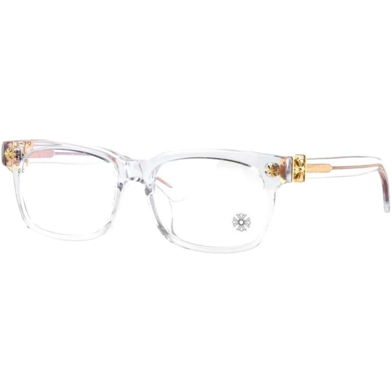 Chrome Hearts Vagilante Crystal/18k Gold Glasses