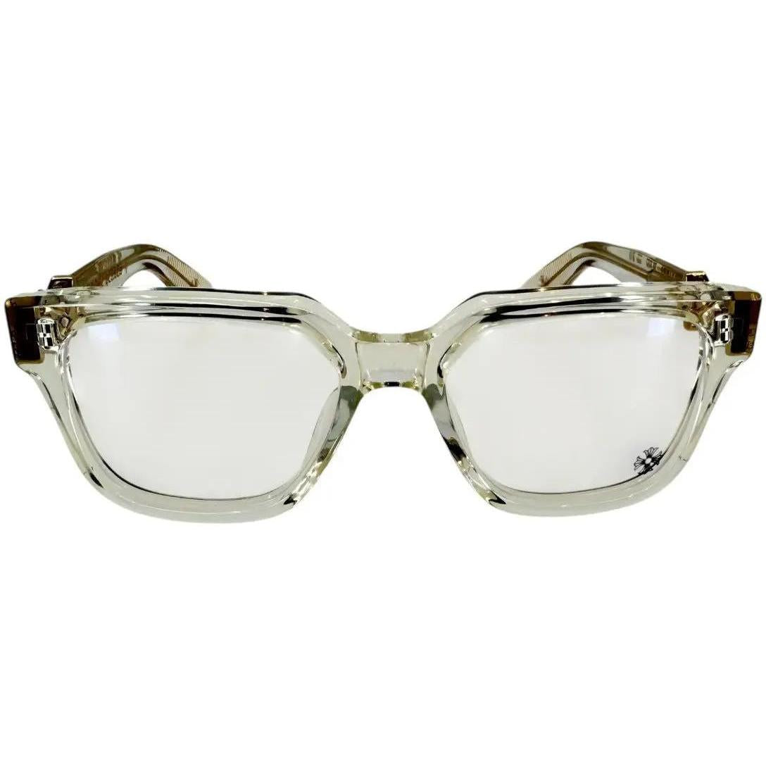 Chrome Hearts Vagillionaire II Crystal/18k Gold Plated Glasses