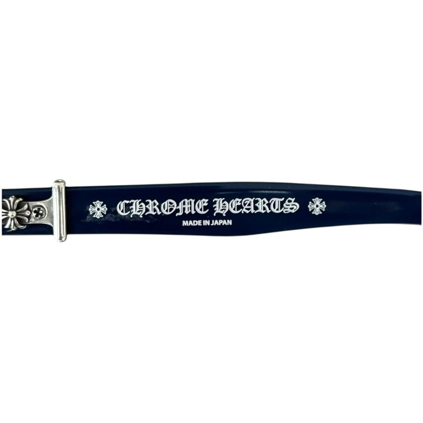 Chrome Hearts Vagillionaire II Navy/Silver Glasses