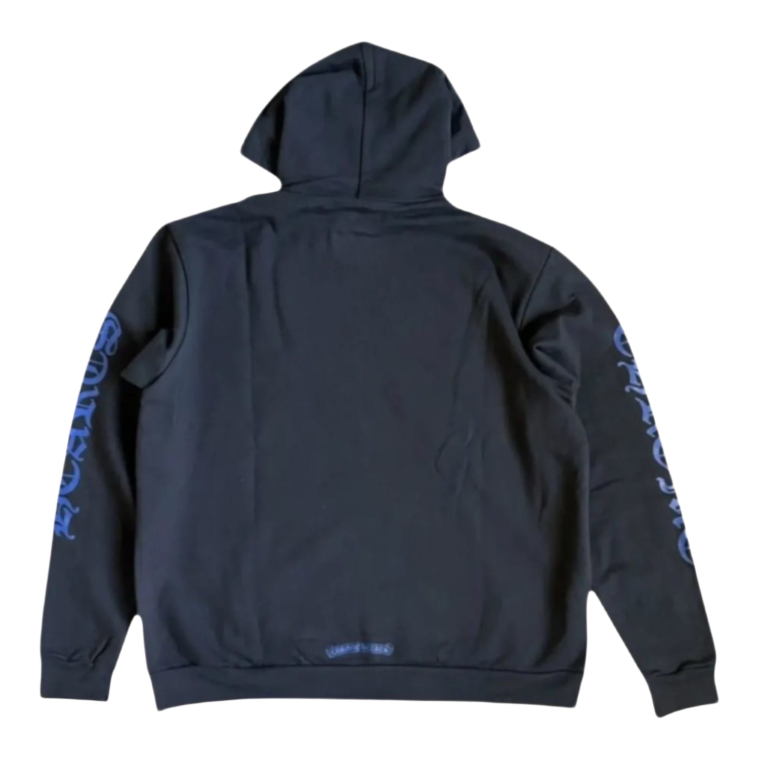 Chrome Hearts Vertical Logo Hoodie Black/Blue