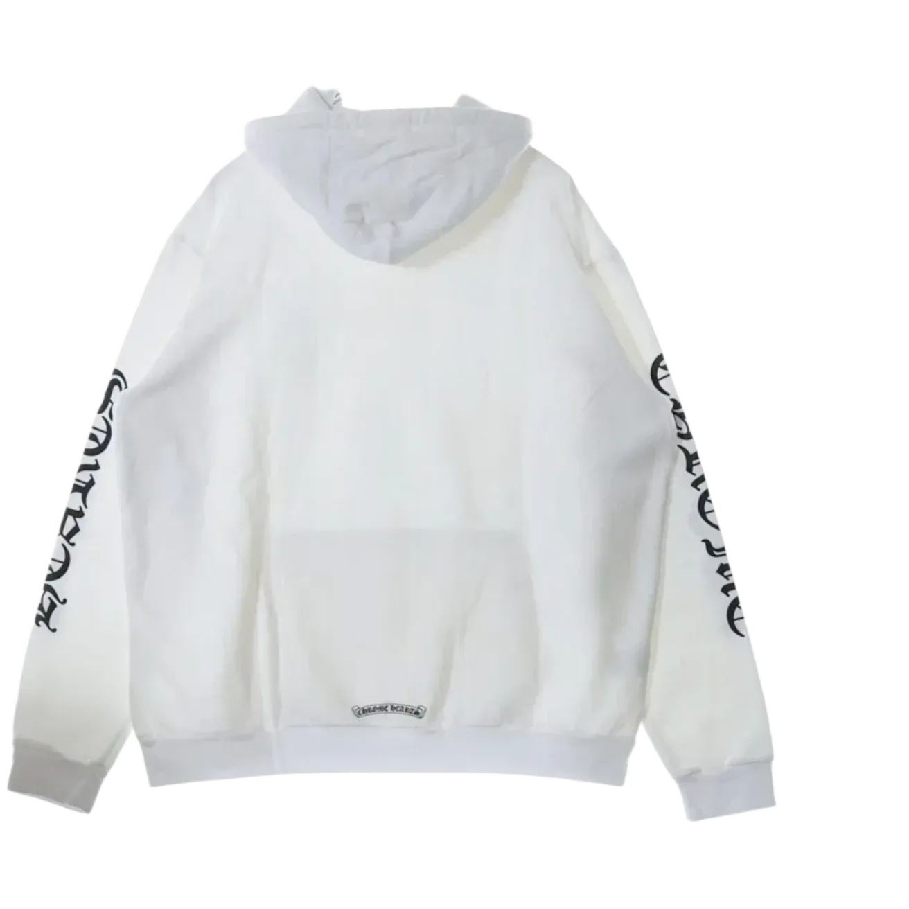 Chrome Hearts Vertical Logo Hoodie White